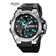 SKMEI Mens Digital Watch Sport Waterproof Watch Analog Military Tactical Watches LED Backlight Alarm Stopwatch Wrist Big Face Watches