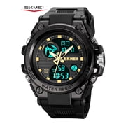 SKMEI Mens Digital Watch Sport Waterproof Watch Analog Military Tactical Watches LED Backlight Alarm Stopwatch Wrist Big Face Watches
