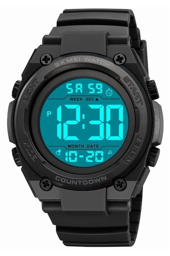 Mens Digital Watch Sports Military Waterproof Outdoor Chronograph Wrist Watches for Men