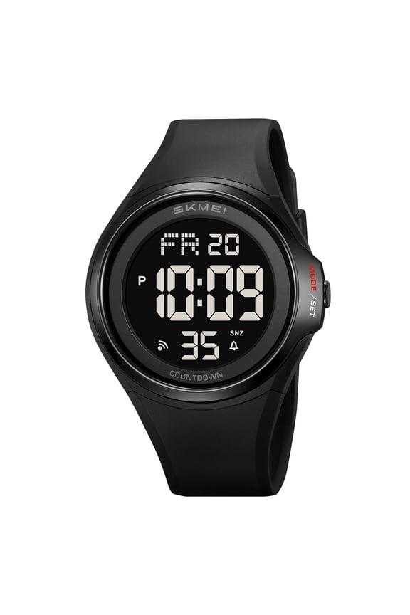 SKMEI Mens Digital Watch Sports Waterproof Outdoor Chronograph Large Face Wrist Watches for Men with Back Ligh/Alarm