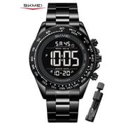 SKMEI Mens Digital Watch Waterproof Sports Military Watches Outdoor Chronograph Wrist Watches for Men with Dual Time/Alarm/LED Back Ligh