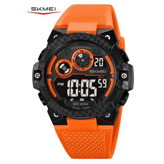 SKMEI Mens Military Multifunction Digital LED Watch 50m Waterproof Alarm Outdoors Sports Watch