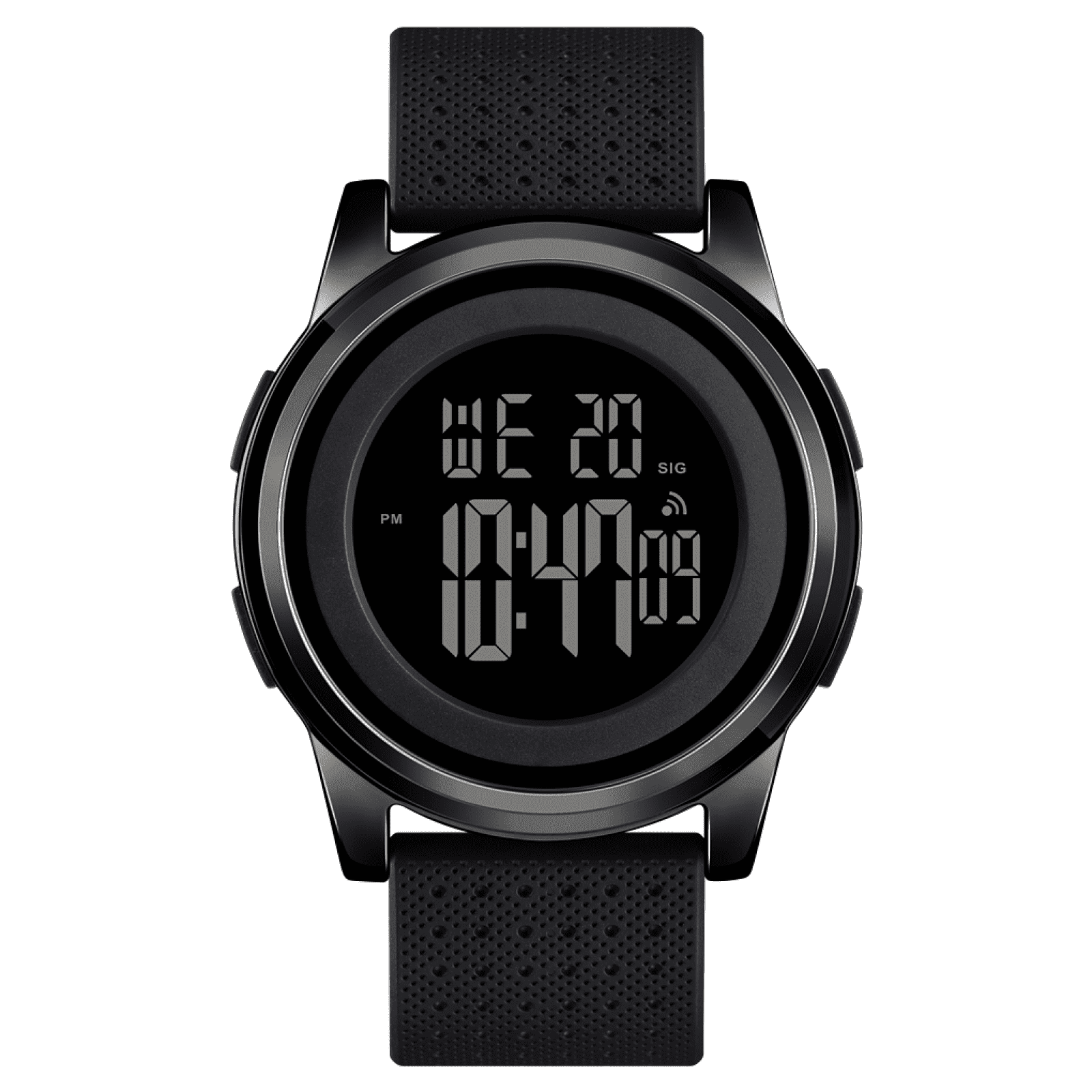 SKMEI Mens Watch Ultra-Thin Digital Sports Watch Waterproof Stainless Steel Fashion Wrist Watch for Men Women