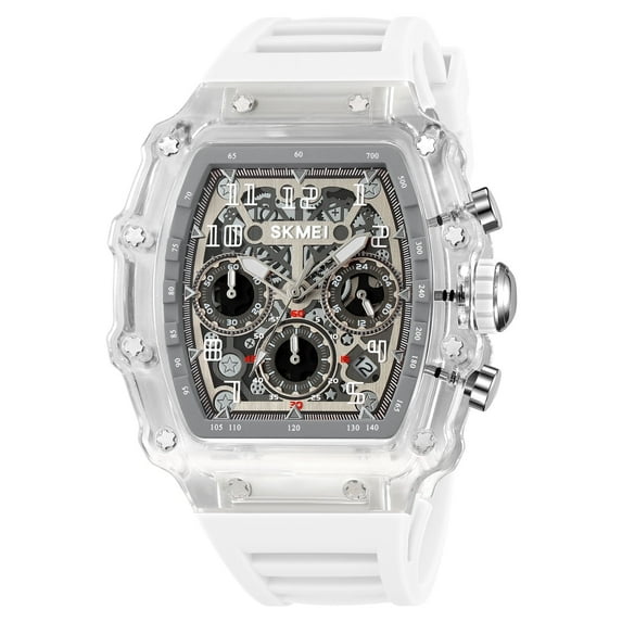 SKMEI Mens Watches Chronograph Waterproof Luminous Multifunction Watches for Men Quartz Business Calendar Men Wrist Watch