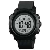 Explojoy Military Digital Sports Watch – Large Face Waterproof Wristwatch with Stopwatch & Alarm (Unisex)