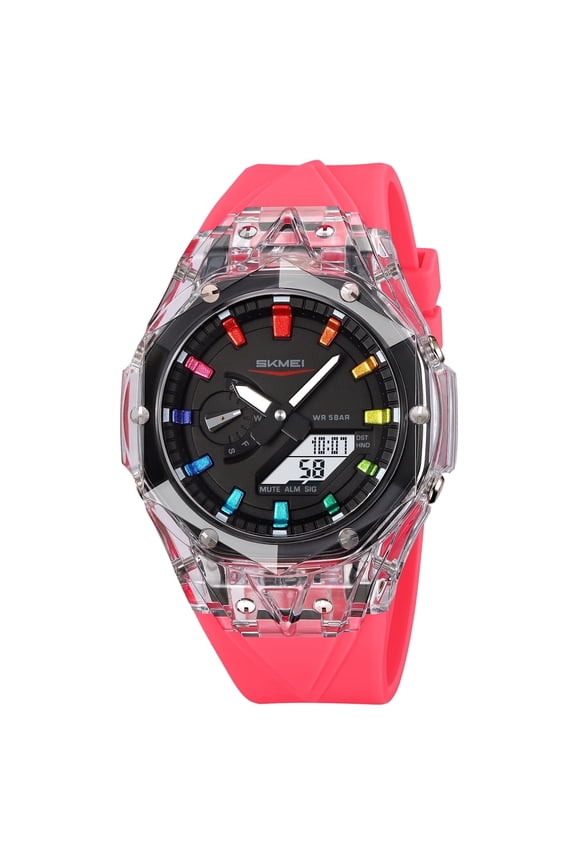 Military Digital Sports Watch – Waterproof Chronograph Wristwatch with LED Backlight, Alarm & Date Display for Men
