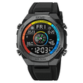 thumbnail image 1 of Explojoy Military Digital Sports Watch – Waterproof LED Wristwatch with Compass, Alarm & Silicone Strap (Unisex), 1 of 10