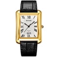 thumbnail image 1 of SKMEI Retro Classic Square Watches for Men Quartz Analog Waterproof Watch Leather Business Casual Mens Wrist Watch, 1 of 8