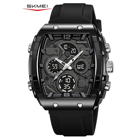 SKMEI Unisex Watch Dual Display Sport Watch with Stopwatch Alarm Countdown and LED Backlight for Daily and Outdoor