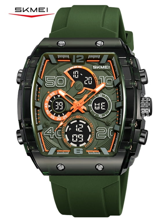 Unisex Watch Dual Display Sport Watch with Stopwatch Alarm Countdown and LED Backlight for Daily and Outdoor
