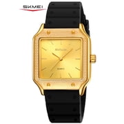SKMEI Watch for Men Fashion Minimalist Analog Quartz Waterproof Watches Casual Business Mens Wrist Watch with Silicone Band
