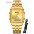 thumbnail image 1 of SKMEI Watch for Men Retro Analog Digital Watches Square Dual Display Men's Watches Luxury Stylish Casual Wristwatches, 1 of 7