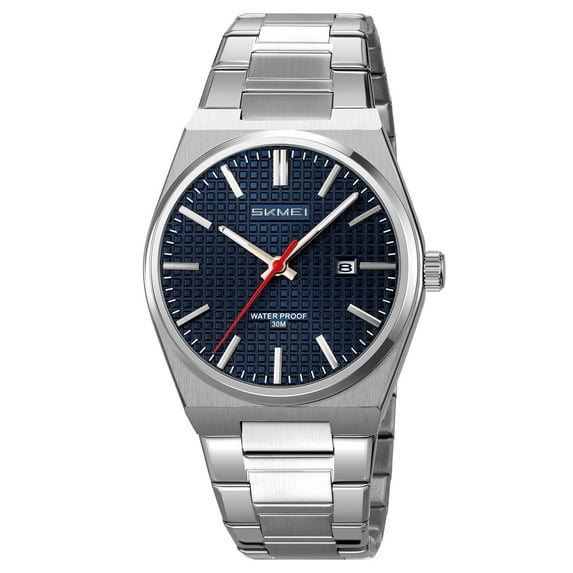 SKMEI Watch for Men Stainless Steel Waterproof Business Dress Analog Quartz Men's Watch Date Luxury Casual Wrist Watch