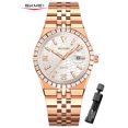 thumbnail image 1 of SKMEI Watches for Men,Luxury Round Big Face Business Dress Analog Quartz Mens Wristwatch Gifts for Men, 1 of 5