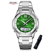 SKMEI Watches for Men Military Digital Watch Sports LED Waterproof Wristwatch Multifunctional Stainless Steel Mens Watch