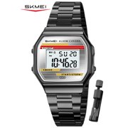 SKMEI Watches for Women Digital Watch Womens Outdoor Waterproof Sport Chronograph Watch with Alarm/Stopwatch/Back Light Gifts for lady