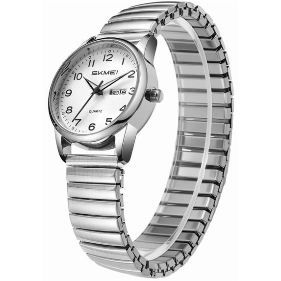 SKMEI Watches for Women Easy Reader Ladies Analog Quartz Watch Luminous Date Waterproof Watch