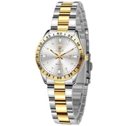 SKMEI Watches for Women Luxury Dress Analog Quartz Women Wristwatch Waterproof Luminous Date Stainless Steel Ladies Watch
