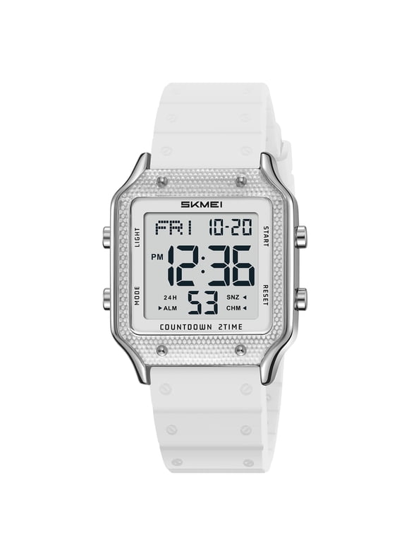 Watches for Women Outdoor Sport Digital Watch Waterproof Chronograph Womens Wristwatch with Alarm/Back Light/Dual Time