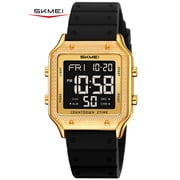 SKMEI Watches for Women Outdoor Sport Digital Watch Waterproof Chronograph Womens Wristwatch with Alarm/Back Light/Dual Time