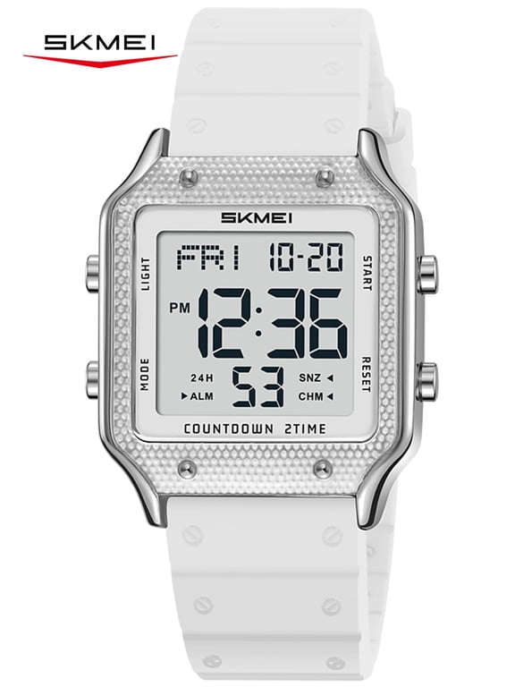 Watches for Women Outdoor Sport Digital Watch Waterproof Chronograph Womens Wristwatch with Alarm/Back Light/Dual Time