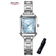 thumbnail image 1 of SKMEI Watches for Women Rectangular Ladies Quartz Watch Elegant Dainty Stainless Steel Womens Small Watch, 1 of 8