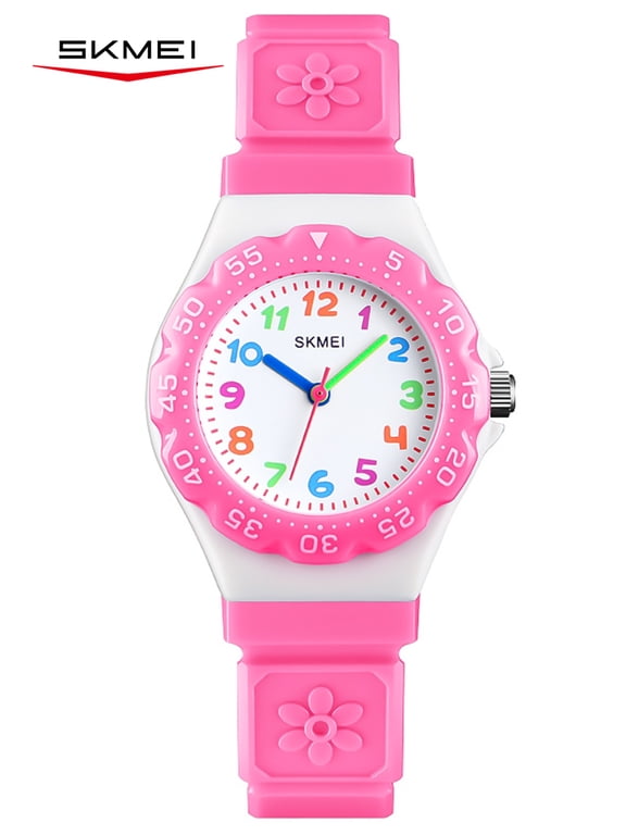 Digital Watch, Waterproof Sport Watch , Birthday Gifts for 7-10-12-Year-Old, Pink