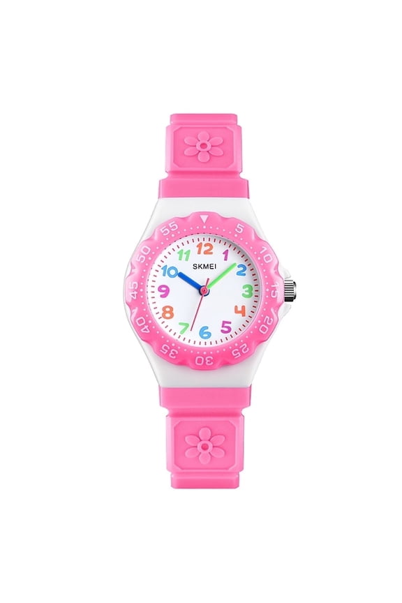 Wom Watch, Waterproof Sport Watch , Birthday Gifts for 7-10-12-Year-Old, Pink