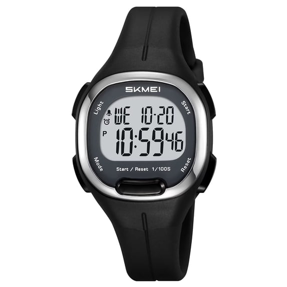 SKMEI Women Watch Digital Chronograph Watch Multifunctional Waterproof Sports Watch for Women with Alarm Stopwatch Back Light