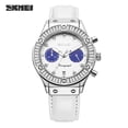 thumbnail image 1 of Explojoy Women's Multifunction Chronograph Watch – Fashion Business Analog Quartz Stainless Steel Waterproof Luminous Wristwatch, 1 of 10