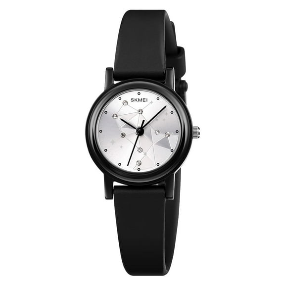 SKMEI Women's Watch Women's Waterproof Ultra-Thin Quartz Watch Fashionable Gift Watch, Pu Strap