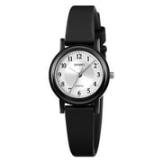 SKMEI Womens Watch, Easy Read Quartz Analog Waterproof Sport Watch for Women Fashion Simple Exquisite Gift Watch, Black