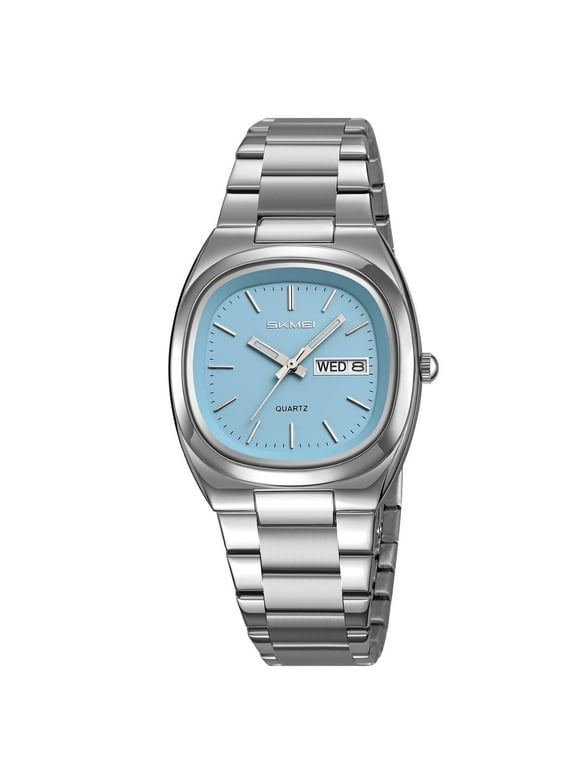 Womens Watch Stainless Steel Waterproof Quartz Analog Watches for Women Casual Fashion Wristwatch