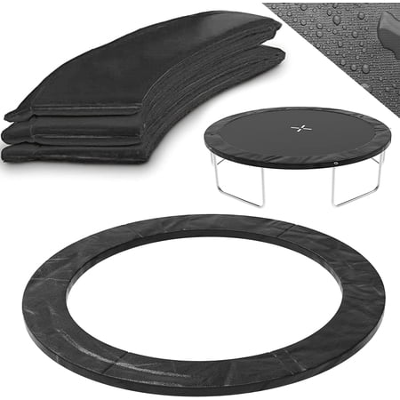 SKOK 14FT Trampoline Safety Pad, Foldable Mat, Waterproof Spring Cover