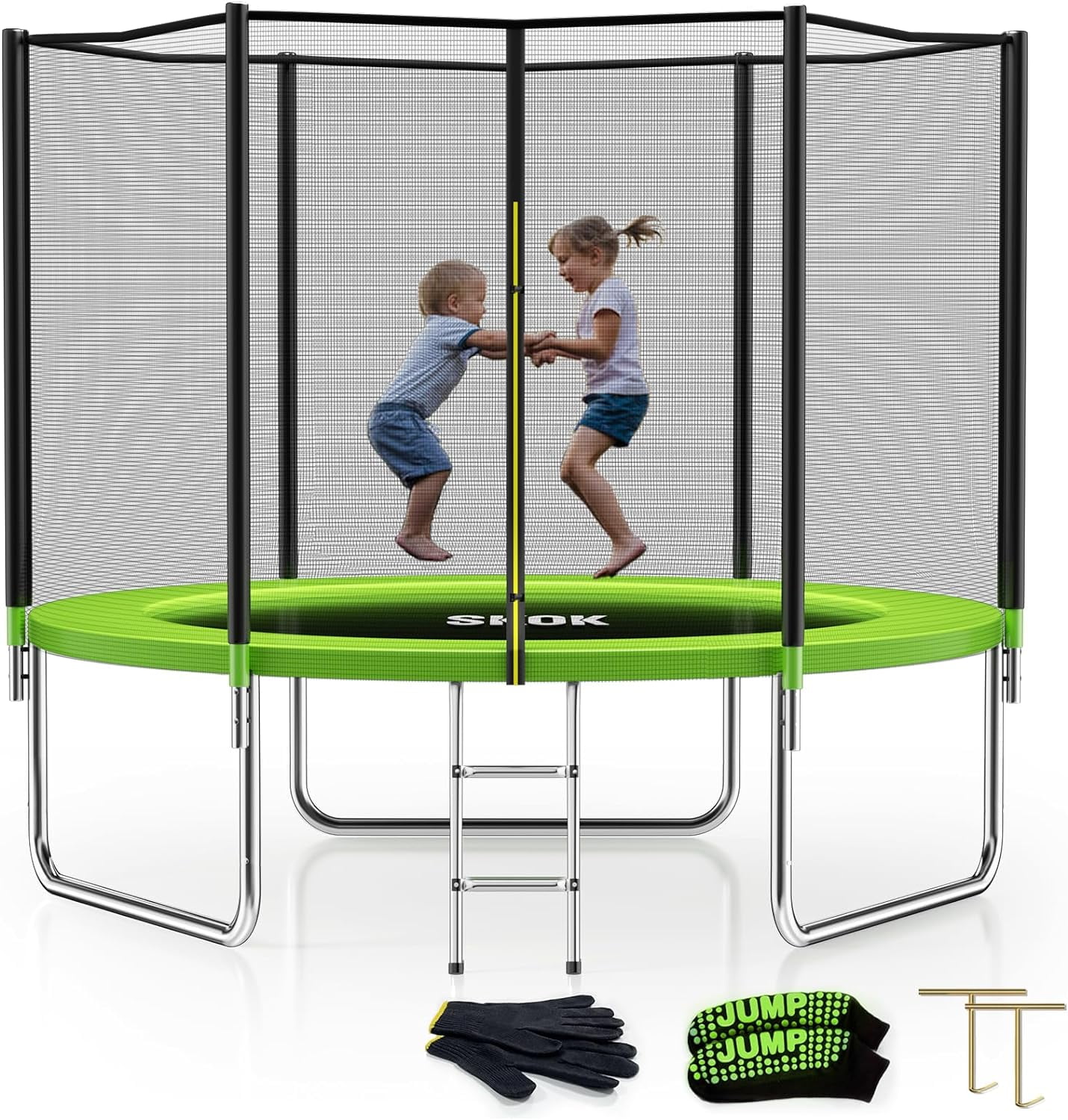 JINS&VICO 10FT Trampoline for Kids/Adult, 661LBS Capacity JINS&VICO 10FT Trampoline for Kids/Adult, 661LBS Capacity