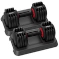 thumbnail image 1 of SKOK Adjustable Dumbbell Set 11-55 lbs Pair for Home Gym & Strength Training(2 Box), 1 of 8