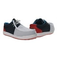 thumbnail image 1 of SKONI Men's Slip-On  Lightweight Moc Toe Golf Shoe (White/Red/Blue, 10.5), 1 of 8