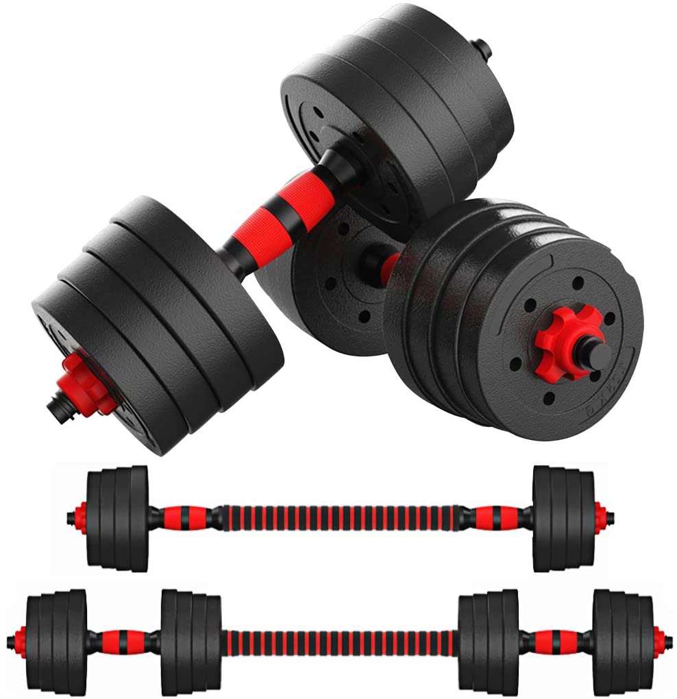 SKONYON Adjustable Dumbbells-Pair 66lb for Two Dumbbells, Anti Rolling Fitness Dumbbells - image 1 of 8