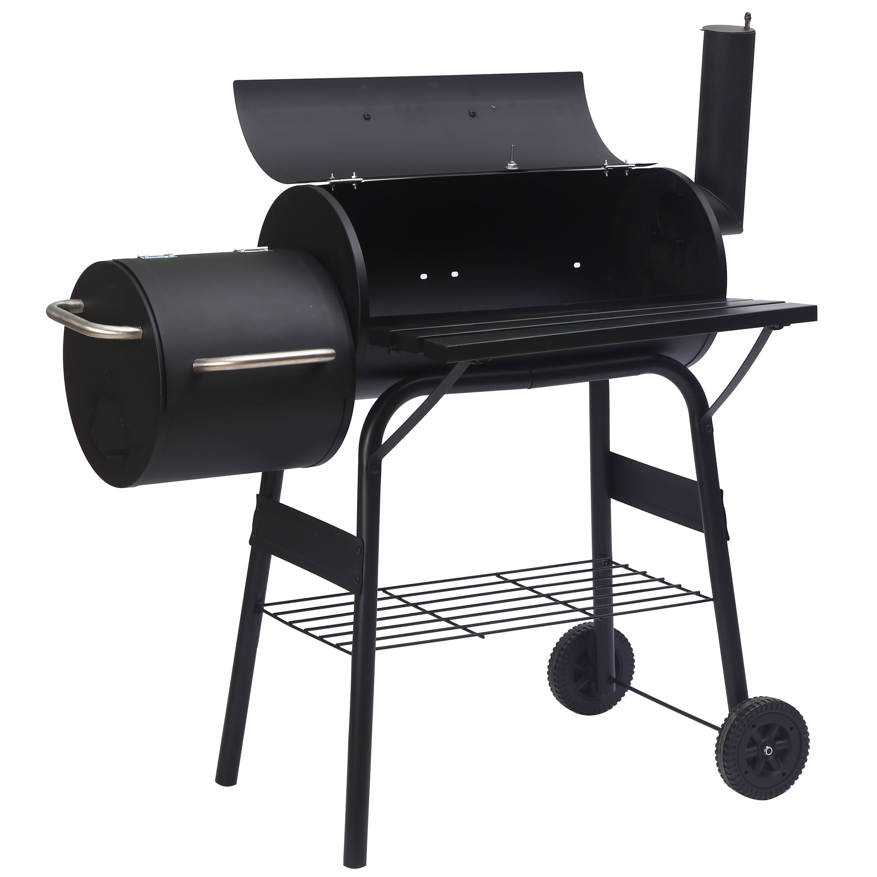 Gamle tider smykker Uberettiget SKONYON Outdoor BBQ Grill Charcoal Barbecue Pit Backyard Meat Cooker Smoker  - Walmart.com