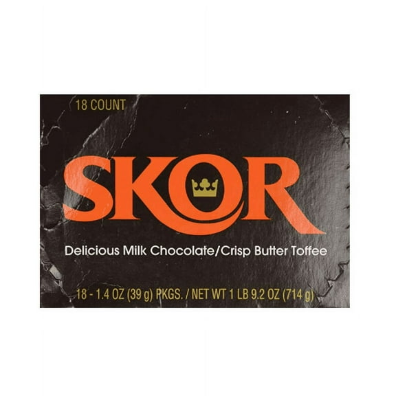 New SKOR Candy Bar, 1.4 oz Bar, 18/Box, Delivered in 1-4 Business Days,Each