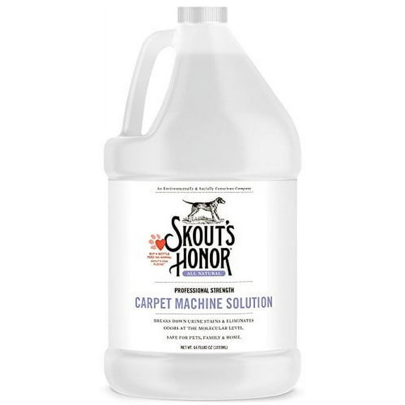 SKOUT'S HONOR Pet Stain Remover Professional Strength Carpet Machine Solution