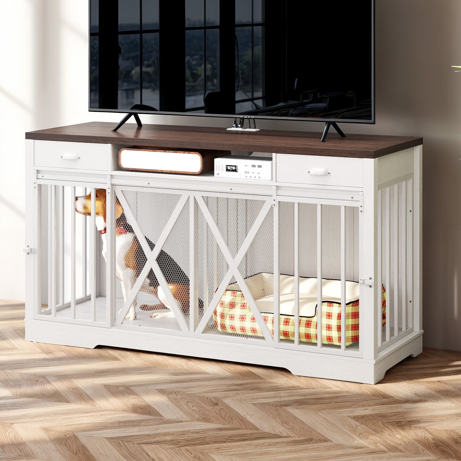 Dog Cage Tv Stand