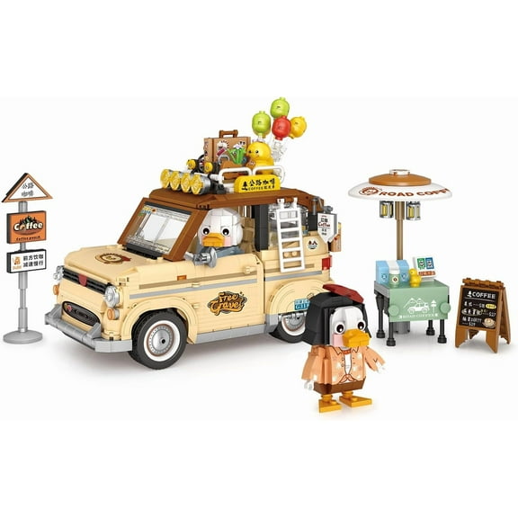 SKQIT Camping Building Blocks Set,Holiday Camper Collection Particle Construction Building Bricks Toy,Home Decor (Tent)