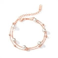 thumbnail image 1 of SKQIT Gold Pearl Bracelets for Women,14K Gold Plated Layered Pearl Bracelets Silver Choker Bracelets Every Jewels Dainty Silver Bracelets Jewelry for Women, 1 of 7