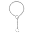 thumbnail image 1 of SKQIT Heart O-ring Slip Chain Necklace for Women Punk Rock Stainless Steel Cuban Long Handmade Necklace Y-NecklaceJewelry Gifts Adjustable Lariat Y-Necklace Heart Locker, 1 of 14