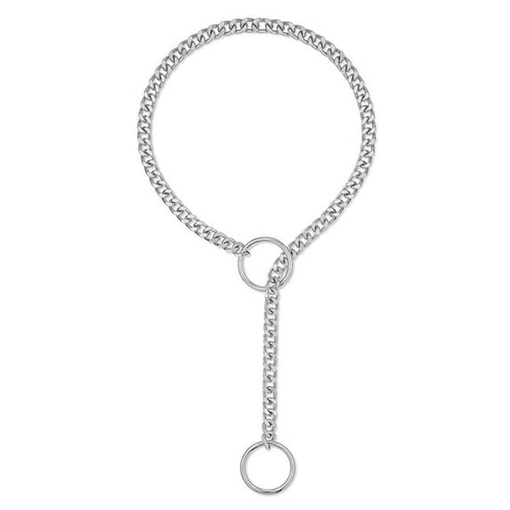 SKQIT Heart O-ring Slip Chain Necklace for Women Punk Rock Stainless Steel Cuban Long Handmade Necklace Y-NecklaceJewelry Gifts Adjustable Lariat Y-Necklace Heart Locker