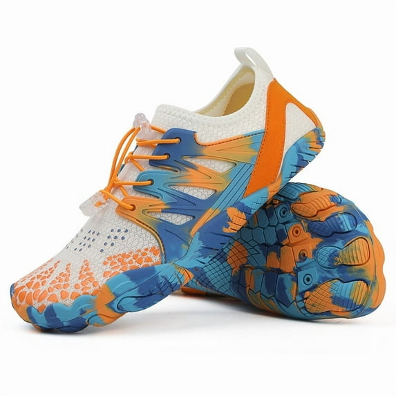 SKQIT Hike Barefoot Shoes for Womens Men,Quick Dry Water Shoes,Beach Pool Aqua Swim Surf Hiking Walking Shoes,Non-Slip Athletic Footwear Wide Toe Water Shoes