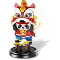 thumbnail image 1 of SKQIT Lion Dance Panda Building Blocks Set, 1235PCS Micro Mini Building Blocks for Adults, Panda Toys for Adult, 1 of 7