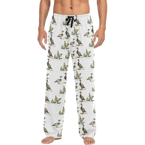 SKQIT Men's Pajama Bottoms Soft Sleep Pant with Pockets Sleep Pj Lounge Pants for Men