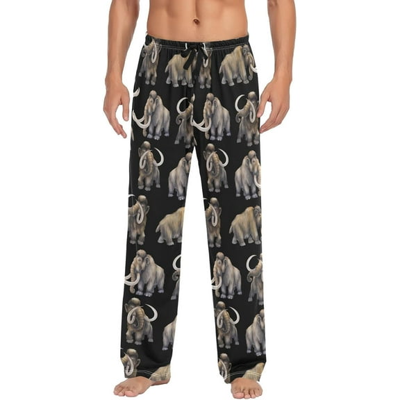 SKQIT Men's Pajama Bottoms Soft Sleep Pant with Pockets Sleep Pj Lounge Pants for Men